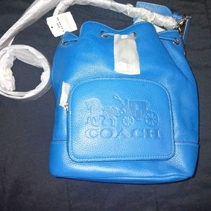 Blue Coach Crossbody bag